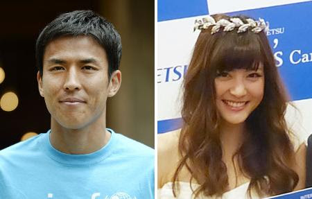 サッカーの長谷部選手結婚 モデルの佐藤ありささんと 長谷部誠選手 佐藤ありささん 四国新聞社