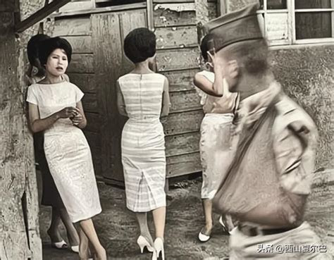 black american soldiers play with a little asian slut outside