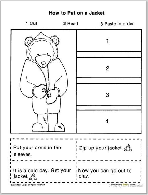  short story sequencing cut paste learningenglish esl
