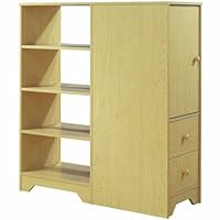 South Shore Furniture, Popular Collection, Loft Combo Storage unit, Natural Maple