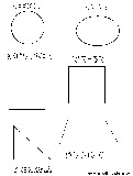 geometric shapes coloring page