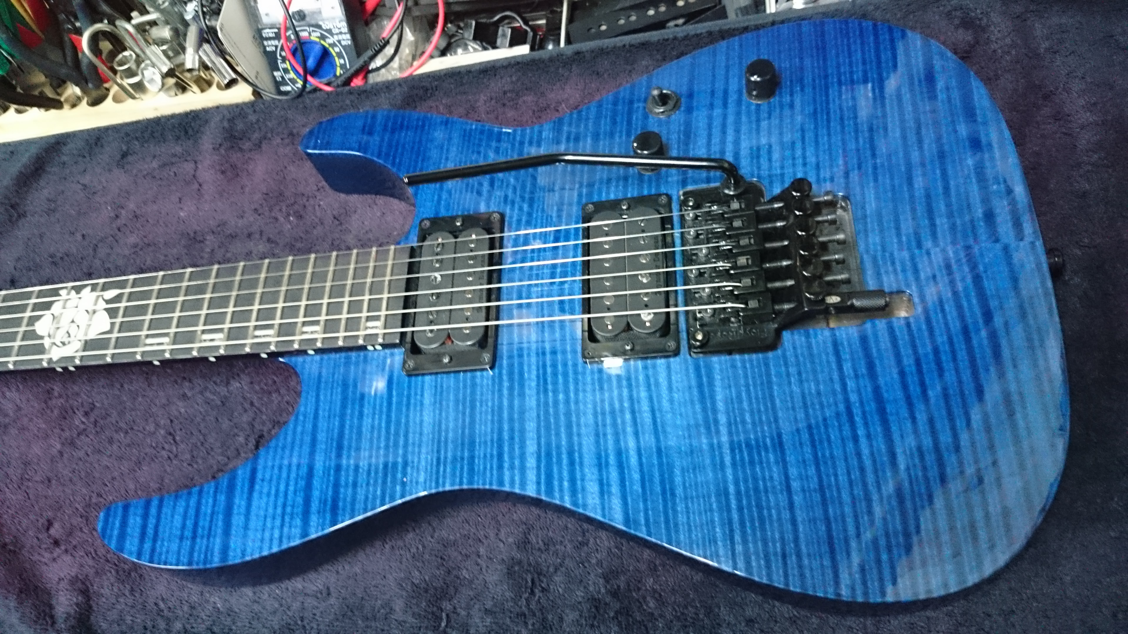 Esp M Ii Sayo Ii Fr Roselia 氷川紗夜 Model セットアップ ギターリペア工房dns Draw A New Sound