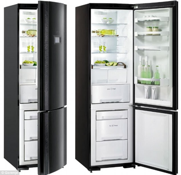 Kitchen bling: The couple are also said to be blinging out their kitchen with a Swarovski-encrusted fridge freezer and almost $1 million worth of Electrolux appliances 