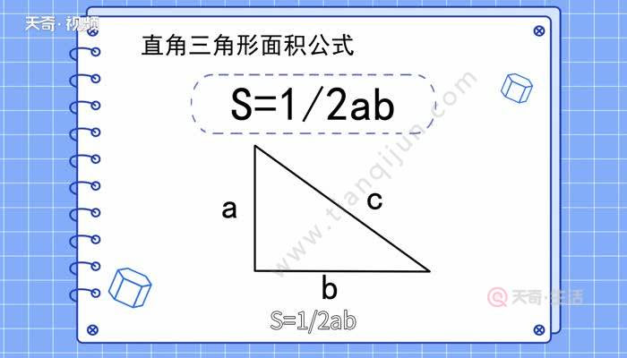 直角三角形面积公式直角三角形的面积公式是什么 天奇生活