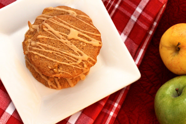Iced Apple Drop Cookies