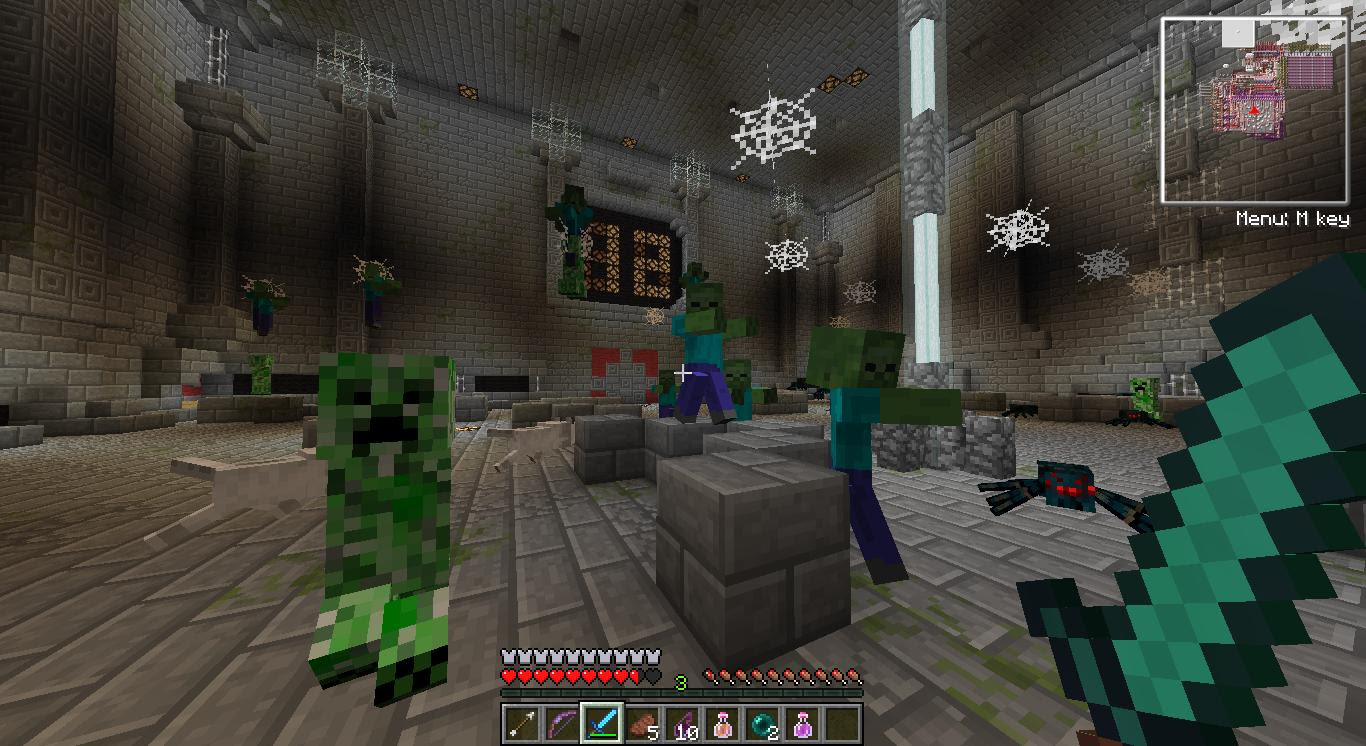 [SP/MP] Redstone Mob Arena [10000+ Downloads] - Maps 