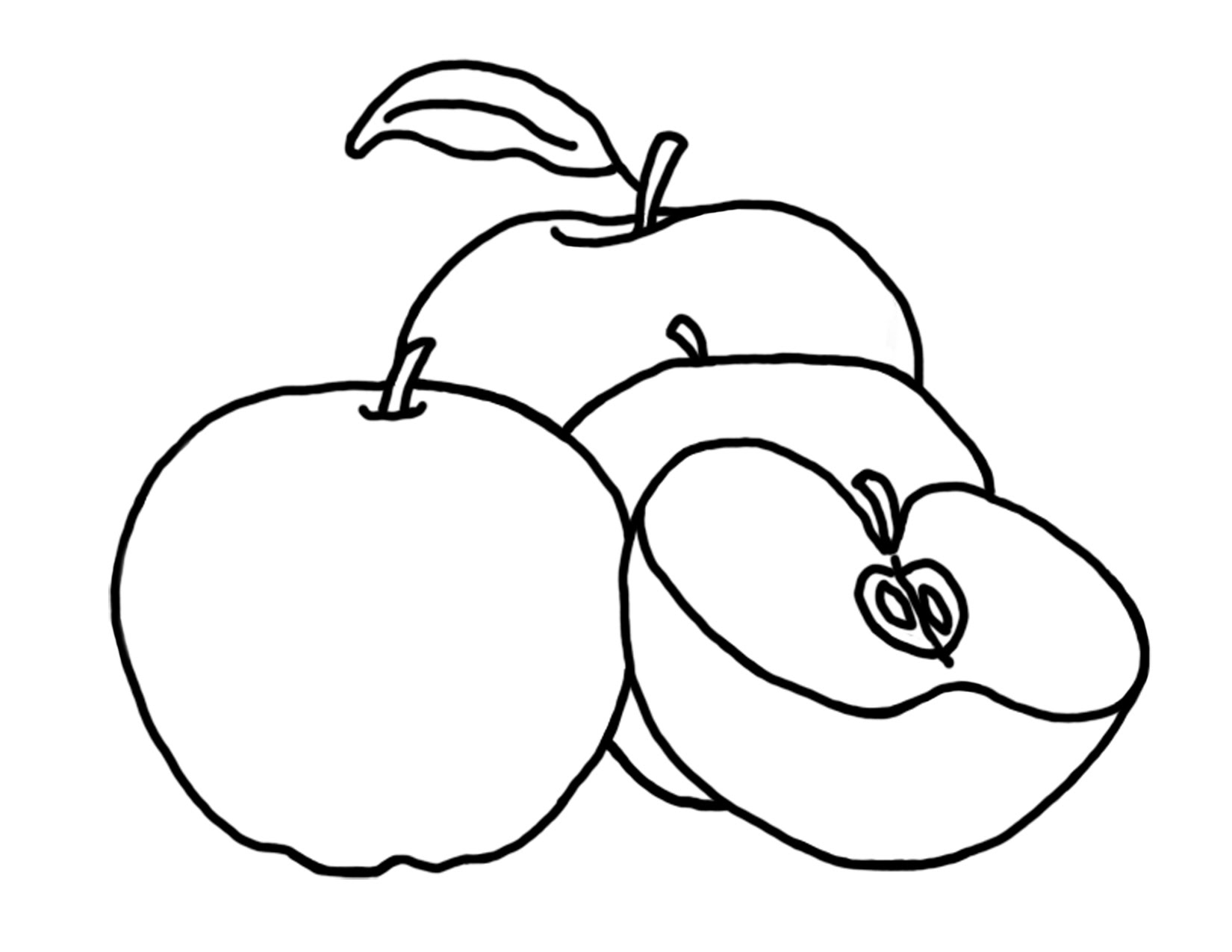 Apples Coloring Pages