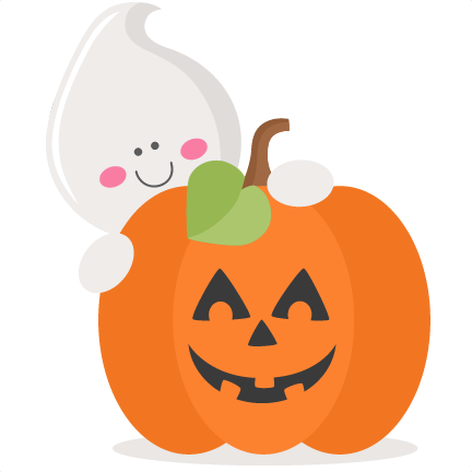 Download Ghost With Pumpkin SVG scrapbook cut file cute clipart ...