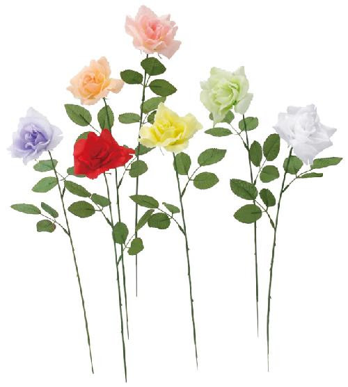 販促用造花 バラ ４８本入り 卸価格 コンビニ後払い Fls595 ビー玉の販売や店舗ディスプレイ用品などの通販サイト 飾り素材は大阪 飾りやドットコム