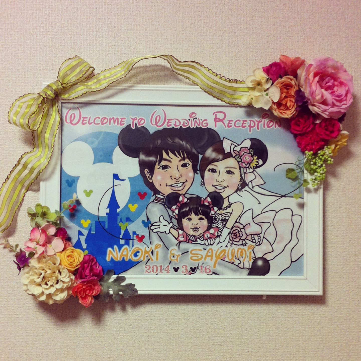 Ri Co Blog ディズニー風ウェルカムボード