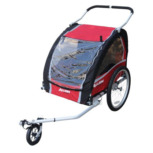 Allen Premium Aluminum 2 Child Bicycle Trailer and Stroller