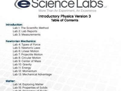 Download EPUB escience labs physics answers PDF Library Genesis PDF