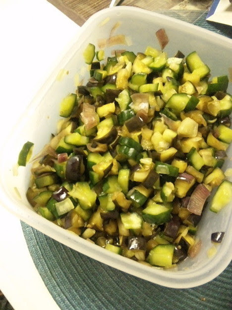 雑誌に載ってたストック野菜 きゅうりとなすと茗荷のめんつゆ漬け 写真共有サイト フォト蔵
