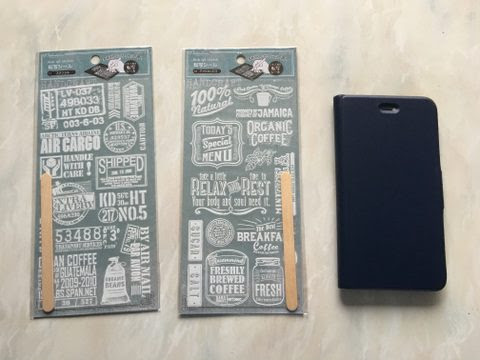 セリアの転写シールでiphoneケースが大変身 On The Ball