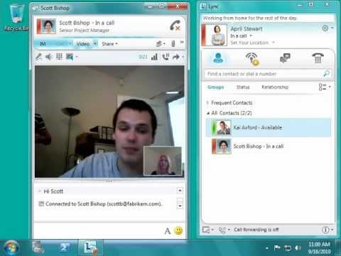 Lync 2010 Make A Call