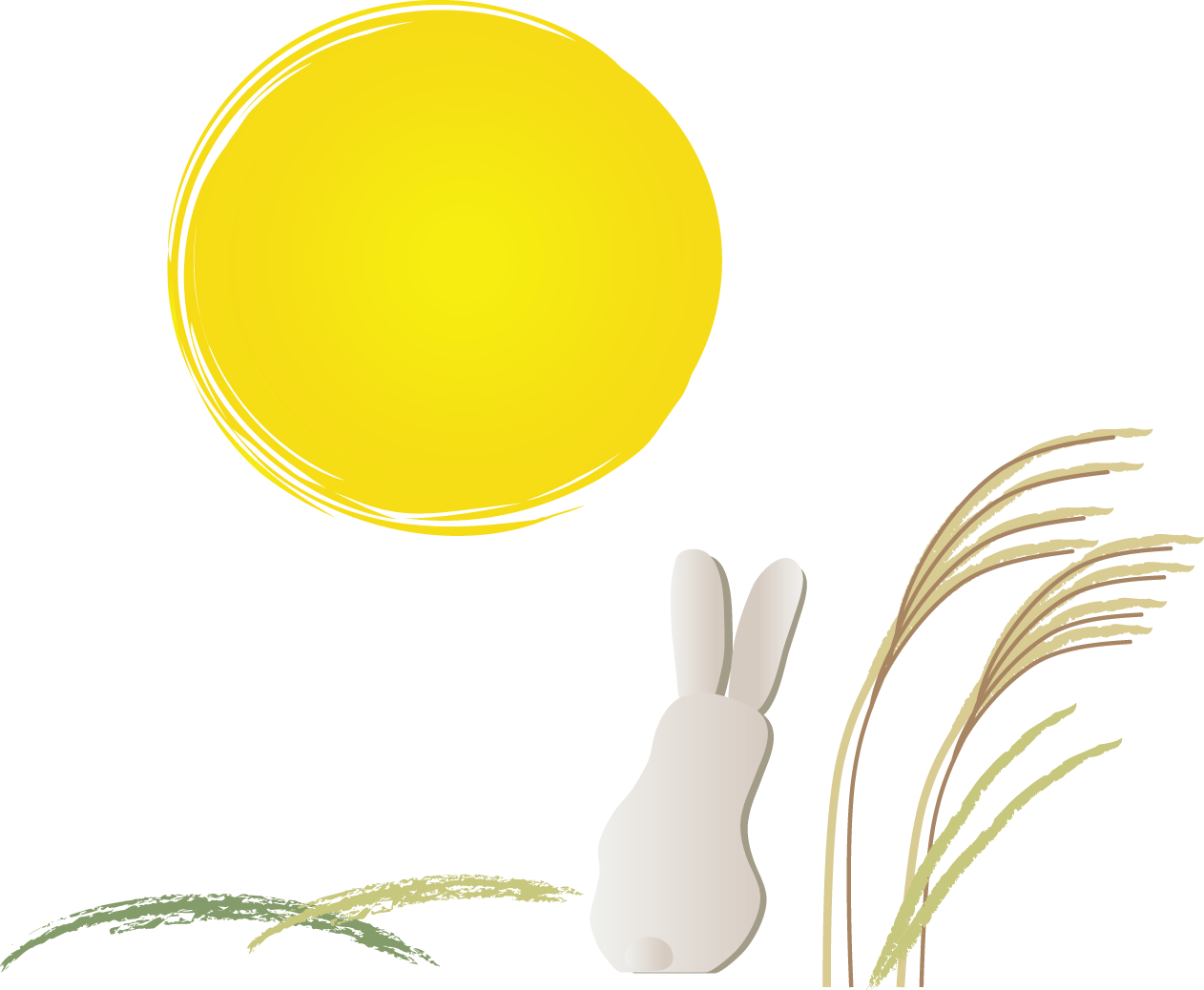 お月見のイラスト 無料イラスト フリー素材