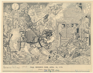 Paul Revere’s ride, April 18, ... Digital ID: 808502. New York Public Library