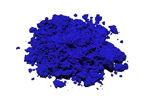 Synthetic ultramarine pigment is chemically id...