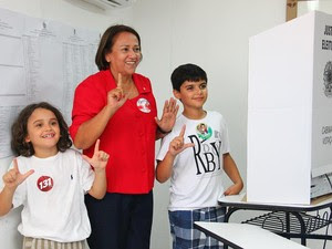 Fátima Bezerra - eleita senadora pelo Rio Grande do Norte (Foto: Rayane Mainara)