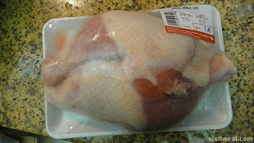 whole chicken leg