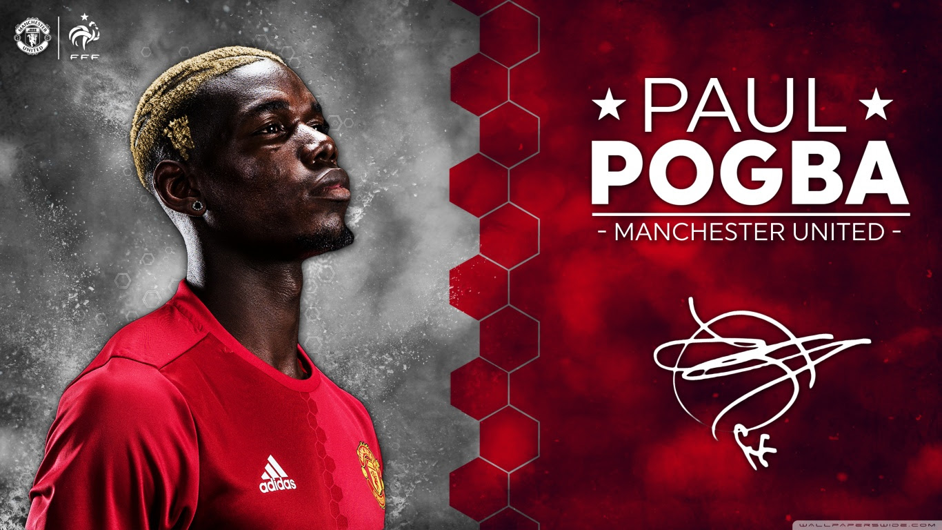 Paul Pogba Manchester United 2016 17 HD Desktop Wallpaper High Paul Pogba Manchester United 2016 17 HD Desktop Wallpaper High