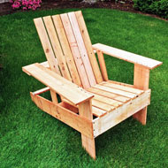 easy diy cedar adirondack chair an inexpensive outdoor chair made