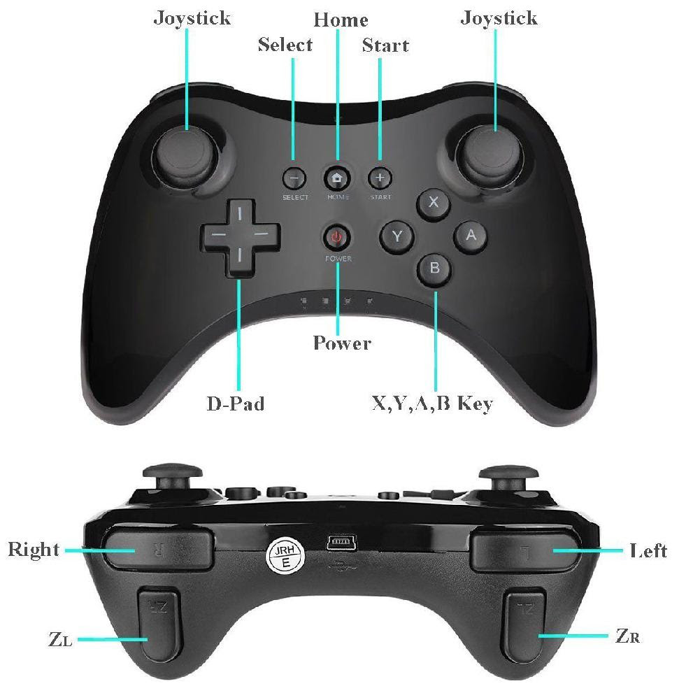 Eastvita For Nintend For Wii U Pro Controller Usb Classic Dual Analog Bluetooth Wireless Controller For Wii U Pro Gamepad R30 Gamepads Aliexpress