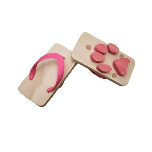 ... Animal Print Toy Beach Sandals - Pink Cat - Size Small: Toys  Games