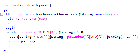 Clear table t sql