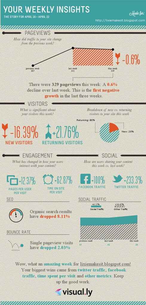 Visual.ly Infographic for my blog