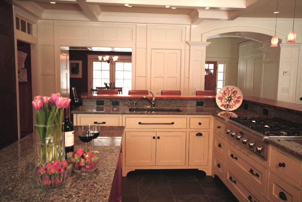 Perfect Entertaining Setup  Traditional Kitchen  