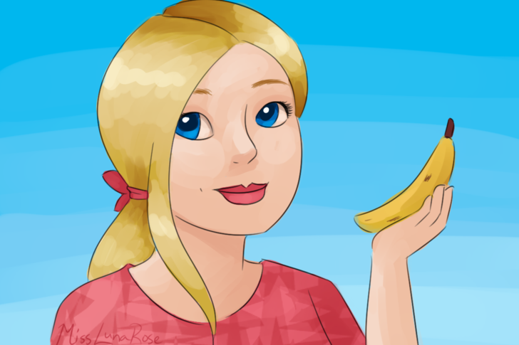 Woman with Banana.png