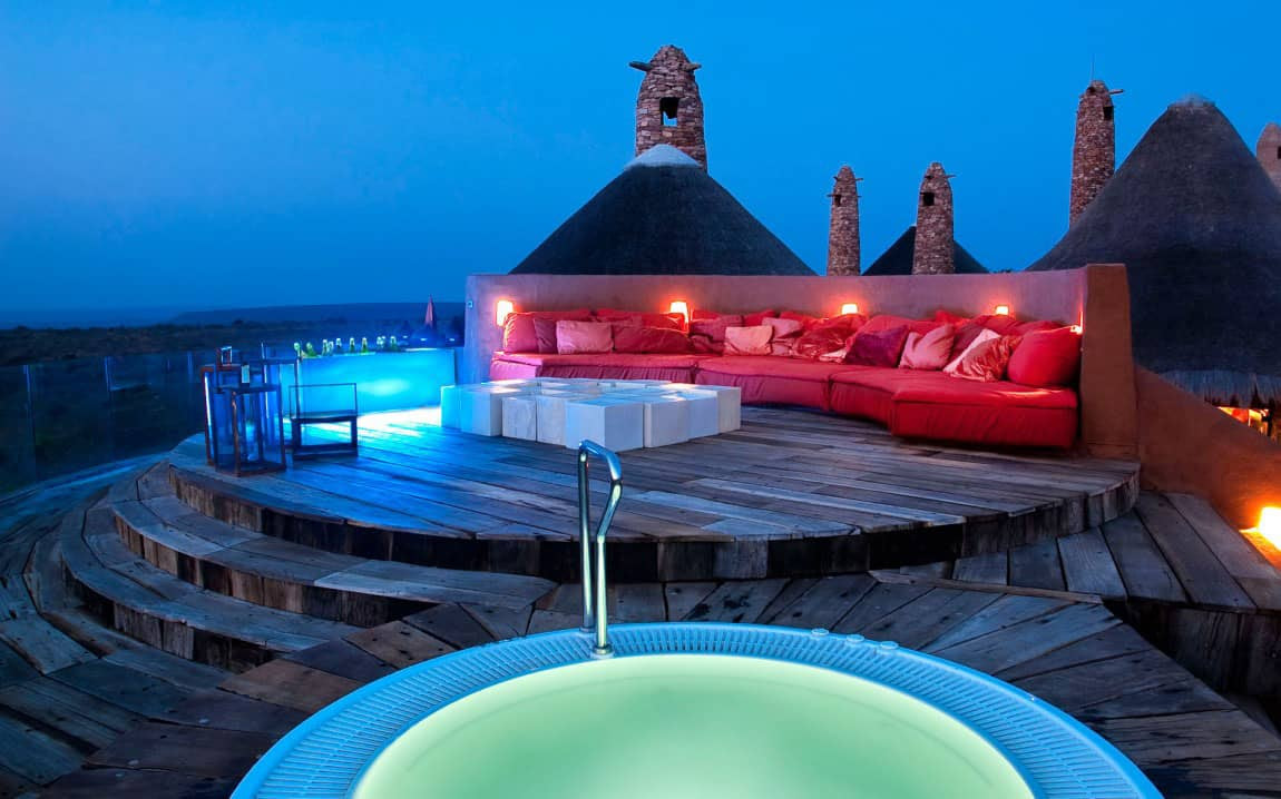  South  African Villa with Cave Like Interiors and 