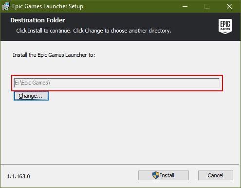 epic games folder choose - epic games fortnite offline installer