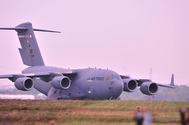 厚木基地 大型輸送機アメリカ空軍c 17グローブマスター 照片共享頁面 攝影藏