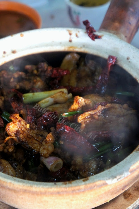 Braised Pork Belly with Salted Fish in Claypot