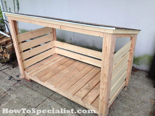 DIY Firewood Shed HowToSpecialist - How to Build, Step 