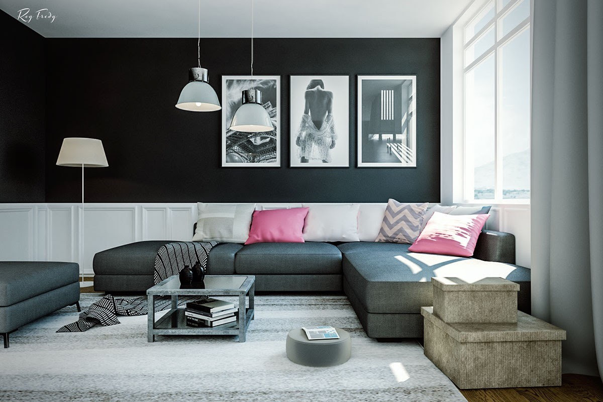Black Living Rooms Ideas \u0026 Inspiration