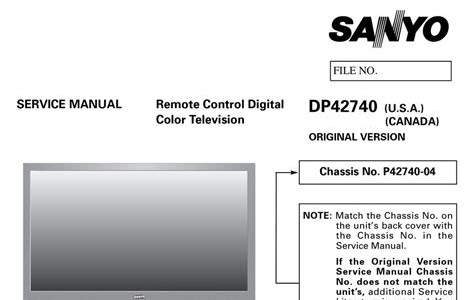 Free Reading sanyo dp42740 manual [PDF] [EPUB] PDF