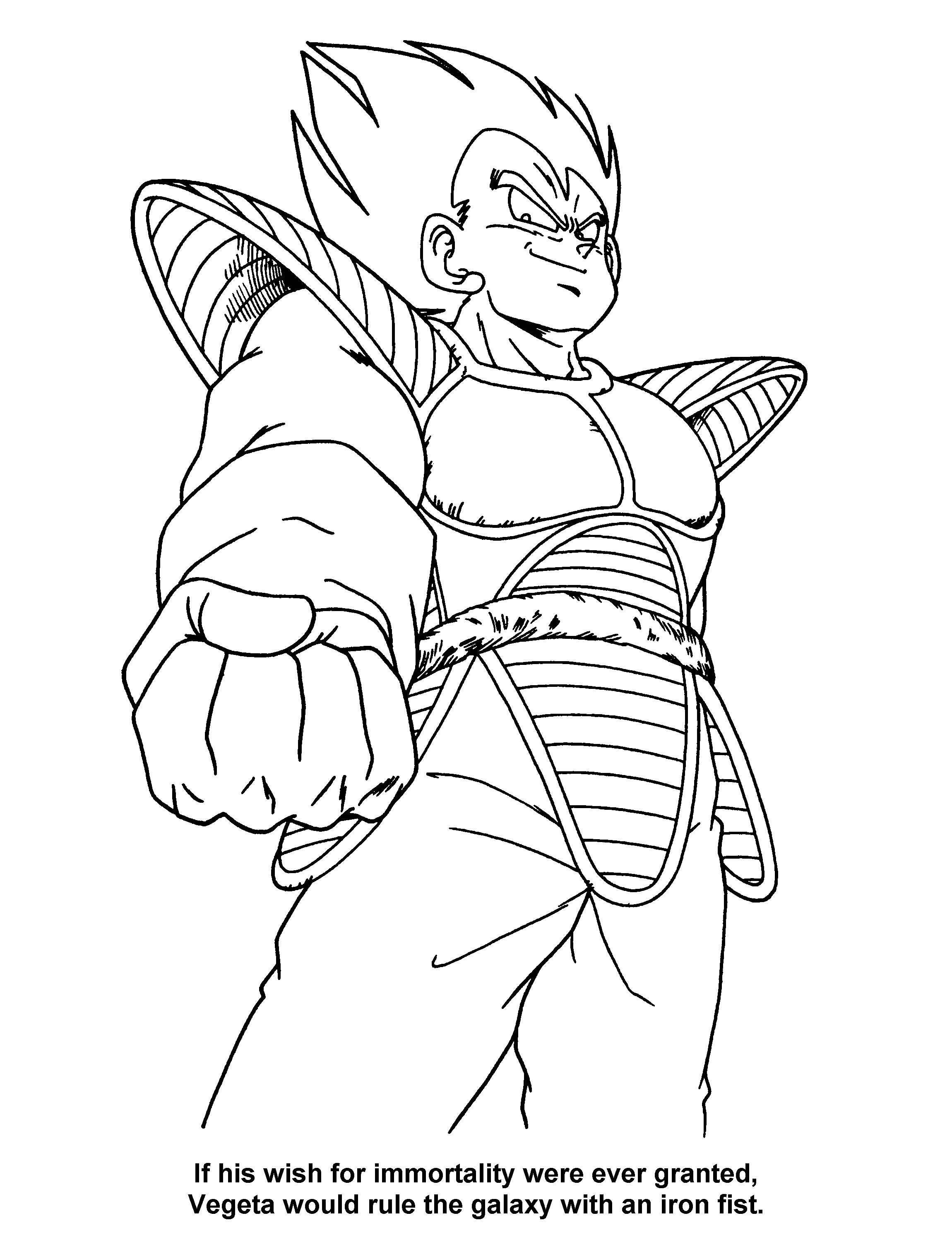 Coloring Page  Dragon ball z coloring pages 4