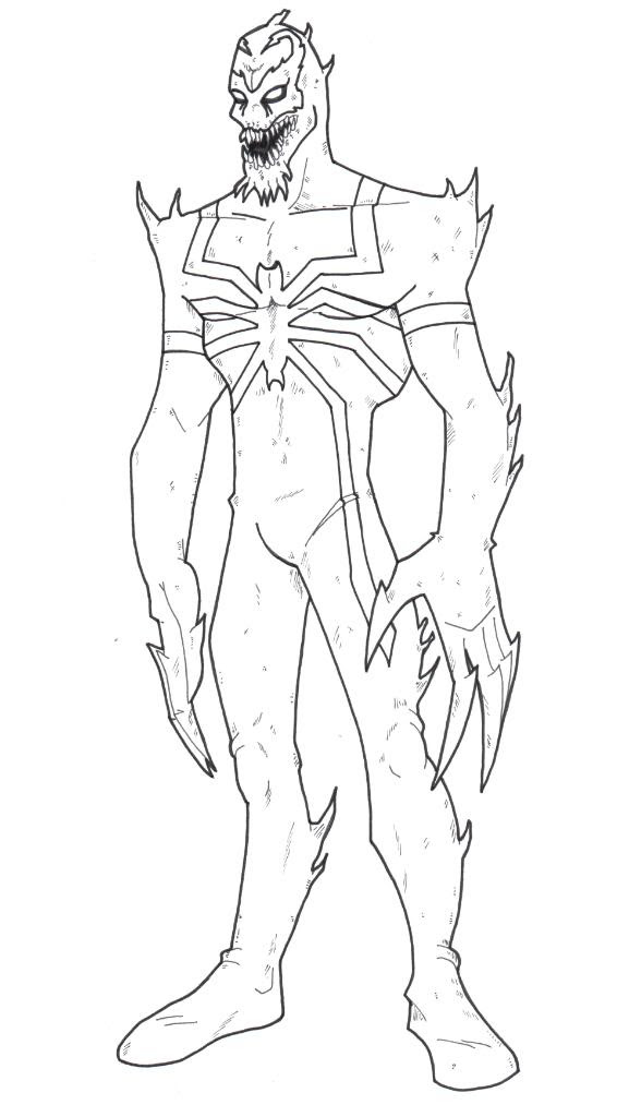 Printable Venom Coloring Pages - Coloring Home
