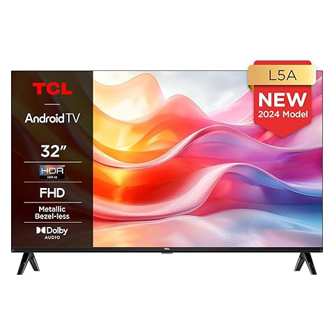 TCL 32L5A, 32 Zoll Fernseher, FHD, HDR smart TV unterstützt bei Android TV (Kindermodus, Dolby Audio, kompatibel mit Google Assistant)