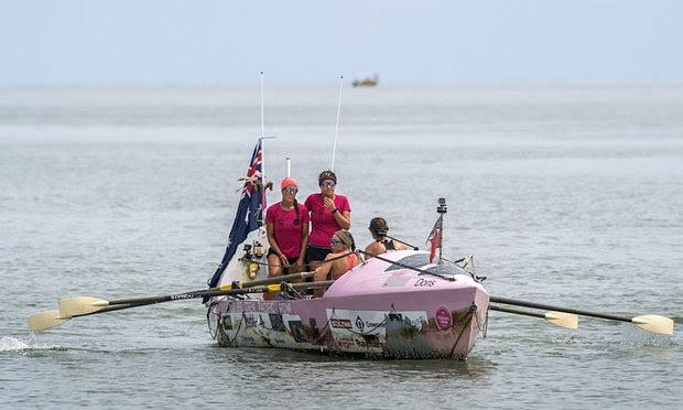 Four amazing British women crossed the Pacific after 257 ...