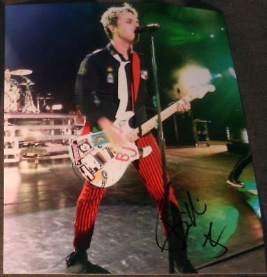 Natural Hair Highlights Best Billie Joe Armstrong Signed Blonde Hair Green Day Photo Signed Photographs Reviews