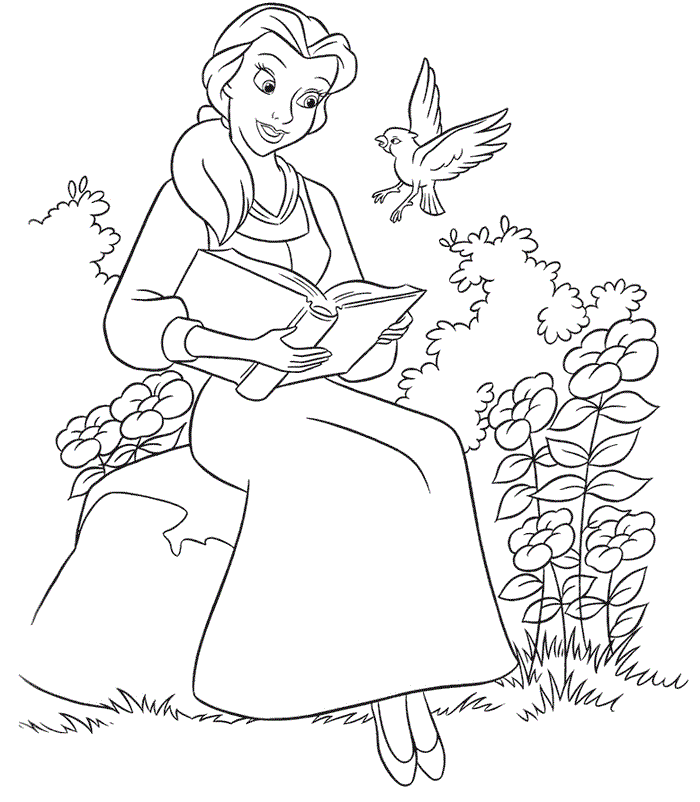 Free-Printable-Beauty-And-The-Beast-Coloring-Pages-For-Kids