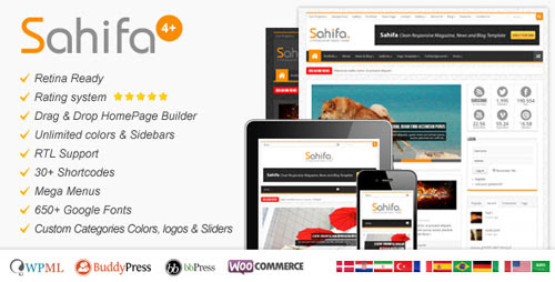 Sahifa v4.0.2 - Themeforest Responsive WordPress News