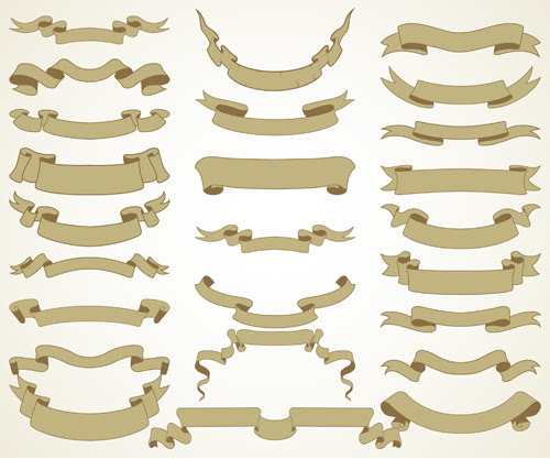 Download 13 Vintage Ribbon Banner Vector Free Images - Vintage ...