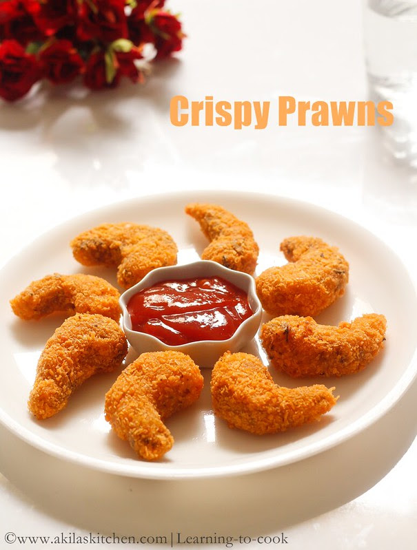 How to make crispy prawns step by step