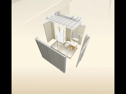 GRC Modular Construction Prefab Bathroom Pod