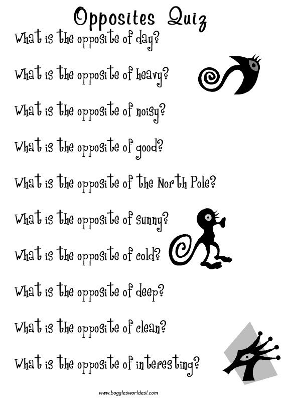 opposites lessons blendspace